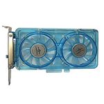 Vantec SP-FC70-BL Spectrum System Fan Card with Dual Adjustable 70mm UV LED Fans (Blue)