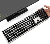 Keyboard Cover for HP Pavilion 27 inch All in One PC xa0050/xa0080/xa0014/0370Nd/0010Na/0076Hk, HP Pavilion 24-inch All in One xa0020/xa0032/xa0013w, HP Pavilion Wireless Keyboard Combo 800 Skin,Black