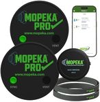 Mopeka Pro Check Universal Bundle - 2 Pro Universal Sensors, 1 LCD Display, 2 Tank Halos - Wireless Propane Gauge for Your Dual RV Tanks - Monitor Propane Levels in Your RV on The LCD Display or App