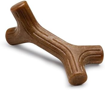 Benebone Bacon Stick Real Wood Durable Dog Chew Toy, Made in USA, Medium