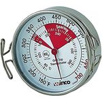 Winco Grill Surface Thermometer with Pot Clip, 2-Inch