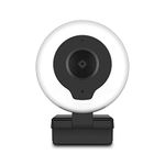 Aluratek 2K HD Ring Light Webcam with Auto Focus w/Tripod