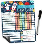 Dry Erase Chore Chart for Kids – Daily Responsibility and Reward Chart, Magnetic Chore Chart for Refrigerator, Behavior Board for Toddlers and Kids, Weekly Checklist