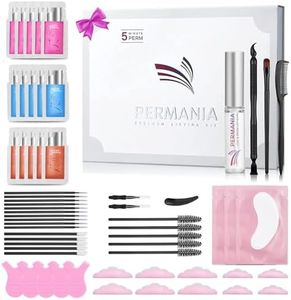 PERMANIA 2023 Ensemble de lifting des cils et des sourcils | Accessoires complets | Cils incurvés et Sourcils Densité