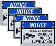 4-Pack Aluminum Security Notice Sig