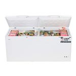 Haier HCC-588HC, Double Door Hard Top Deep Freezer, Convertible, White, 519 ltrs Net Capacity