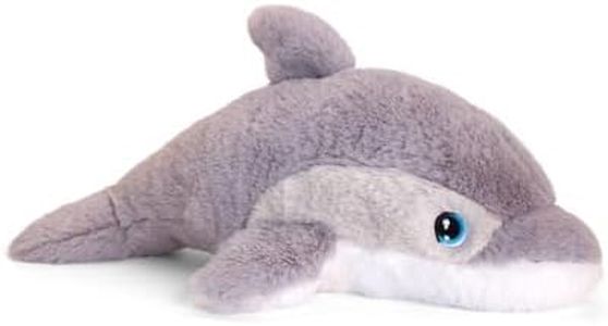 Keeleco Dolphin Plush Toy, Multicolor, 25 cm Height