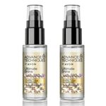 Ultimate Shine Hair Serum. Instantly hydrates dry and damaged hair. Infused with crystal light in a lightweight and non-greasy serum - NEW 2 pack - 30ml