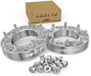 Customadeonly 8x6.5 to 8x6.69 Wheel Adapters (8x165.1 to 8x170) – 2pcs 1.5 Inch (38mm) Adapters with 126mm Bore, 9/16" Studs – Enable 8x6.5 Hubs to Fit 8x170 Wheels – CNC Machined Forged Aluminum