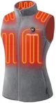 Venustas Women's Fleece Heated Vest with Battery, Lightweight Electric Heated Coat