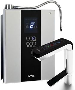 [New Model] Korea-Made Ivyel PL-MAX Alkaline Water Machine,Smart Faucet, Water ionizer, Produces ph 8.5-10.0 Alkaline Water/Acidic Water/Hydrogen Water