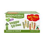 Kiddylicious Veggie Straws Box - Delicious Snacks for Kids - Suitable for 9+ Months - 10 Packs