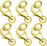 14K Gold Plated 925 Sterling Silver Lobster Claw Clasp with Closed Jump Rings,Necklace Clasps and Closures Suitable for Jewelry Making Necklaces Bracelet Made in Italy