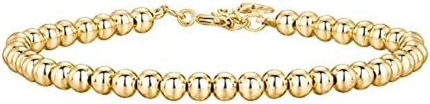 PAVOI 14K Yellow Gold Plated Beaded