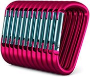 12 Pack - 3" Pink Aluminum Carabine