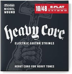 Cordes pour guitare électrique Dunlop DHCN1048 Heavy Core 10-48