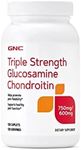 GNC Triple Strength Glucosamine Chondroitin 750mg/600mg, 120 Caplets, Supports Healthy Joint Function