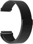 20mm Quick Release Watch Band Metal Strap for Samsung Galaxy Watch 7 6 5 4 3 FE 40mm 41mm 42mm 44mm 45mm 46mm Magnetic Mesh Watch Band for Amazfit Bip U Pro/GTS for Galaxy Watch Active/2 40mm 44mm