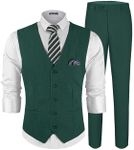MAGE MALE Men's Linen 2 Piece Suit 