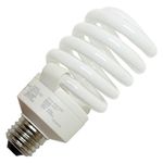 TCP 4892765k CFL Pro A - Lamp - 100 Watt Equivalent (27W) Full Spectrum Daylight (6500K) Full Spring Lamp Light Bulb