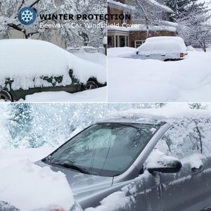 BEEWAY Car Windshield Cover – All-Weather Frost and Sun Protection