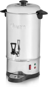 Swan 10L Stainless Steel Catering Urn – Automatic Temp Control, 1600W
