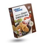 Crust N Crumb Instant Crispy Chicken Mix - Pepper and Spicy | Cook in 9 Minutes | 200 GM