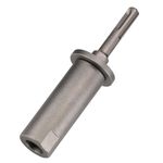 Vearter SDS Plus Ground Rod Driver for Grounding Rod, 40CrMo Steel Adapter Bits for All SDS-Plus Rotary Hammer Drill, Removable Tool for Fence Installation Rebar Piling - ODØ16mm X 145mm Length