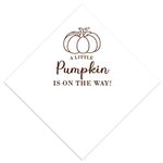 50 Pieces Fall Little Pumpkin Napkins Fall Baby Shower Gender Reveal Pumpkin Napkins A Little Pumpkin is On The Way Fall Napkins 5x5 Inches Little Pumpkin Baby Shower Gender Reveal Party Decor