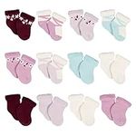 Gerber Unisex Baby 12-Pair Sock Bun
