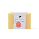 Fierce Nature - Pure Organic Tallow Soap (Sweet Orange and Clove) - 80g