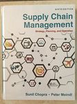 Supply Chain Management: Strategy, Planning, and Operation