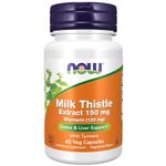 Now Foods Silymarin Milk Thistle 150 mg Capsule, 60 Count