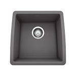 BLANCO 441475 Performa SILGRANIT Undermount Bar Sink, Cinder