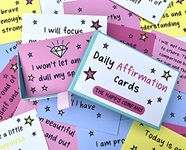 Daily Happiness Affirmation Cards, Positive Affirmation Deck, Self help cards, girls and kids affirmation cards