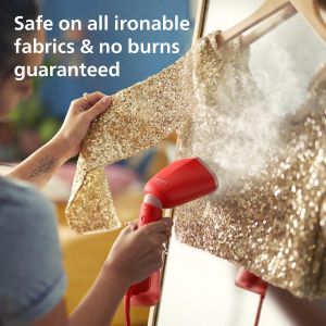 Philips 5000 Handheld Garment Steamer – Orange Red