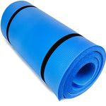 Yoga Cloud - Extra Thick 1" Exercise Mat with Shoulder Sling - 25mm Non-slip, Moisture-Resistant Foam Cushion for Pilates and Working Out - Ultra Balance & Support for Joint Health, & Physical Therapy