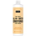 Natural Rapport Aquarium Water Conditioner for Fish Tanks - All-In-One Aquarium Formula Does It All - Removes Ammonia, Nitrite, Chlorine, Chloramines & Heavy Metals - Adds Electrolytes and Slime Coat - Reduces Stress