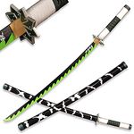 ACTASITEMS Japanese Anime Cosplay Prop Katana Wooden Sword - 104cm, Katana -Shinazugawa Sanemi