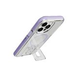 Tech21 EvoCrystal Kick case for iPhone 14 Pro Max - MagSafe compatible - Impact Protection - Kickstand - Lilac