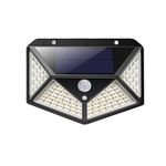 BELIONERA 5.5V Waterproof Motion Sensor LED Outdoor Solar Light 3 Modes Solar Lamp for Security Lantern Garden Yard Patio Fence Farm Decorative (100 led)