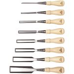 STANLEY Chisel Set, Woodworking, 8 Piece (16-793)