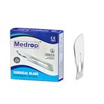 Medrop Surgical Carbon Steel Blade (Pack of 100 Pcs.) Size: 22