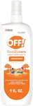 OFF! Family Care Insect & Mosquito Repellent Spritz, Bug Spray Containing 7% DEET, Unscented Repellent with Aloe Vera Protects Against Mosquitoes, 9 Oz