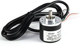 Photoelectric Incremental Rotary Encoder 600p/r 6mm Shaft AB Phase for Length Measurement + Coupling