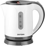 GRIFEMA Small Kettle, 0.8 L, 1100 W - Electric Tea Maker with Limescale Filter, Kettle Quiet, Quick, Kettle BPA-Free, Travel Kettle Automatic Shut-Off, Overheating Protection, White