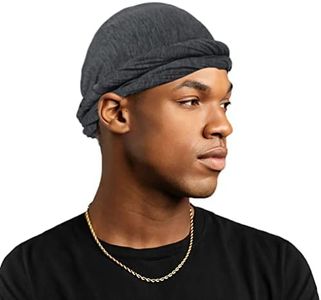 Halo Turbante Durag da uomo Turbante Capo Wrap Sciarpa Wrap Cancro Chemo Turbante Turbante Dreadlocks Turbante Modal e Raso Turbante Copertura Testa Coprire la Perdita di Capelli Cappello Turbante