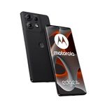 Motorola edge50 pro Smartphone (6,67" Super HD pOLED Display, 50 MP Camera with OIS, 12/512 GB, 4500 mAh, incl. 125W charger, Android 14) Black Beauty, incl. protection cover