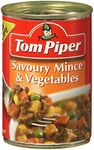 Tom Piper Savoury Mince and Vegetables Canned Meal Ready To Eat Quick and Convenient Meal 400g