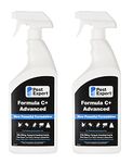 Pest Expert Cluster Fly Killer Spray 2 x 1Ltr - Formula 'C+' Advanced Cluster Fly Spray (UK Government HSE approved and tested – professional strength for amateur use)